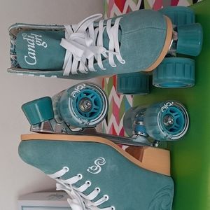 Blue suede precision  wheel 💙 skates...BRAND NEW..